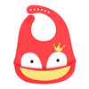 Hopop Easy Clean Crumb Catcher Silicon Bib - Assorted Print