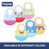 Hopop Easy Clean Crumb Catcher Silicon Bib- Assorted Print
