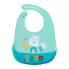 Hopop Easy Clean Crumb Catcher Silicon Bib - Assorted Print