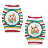 Hopop Anti-Slip Elbow & Knee Pads for Crawling Baby Free Size Multicolor