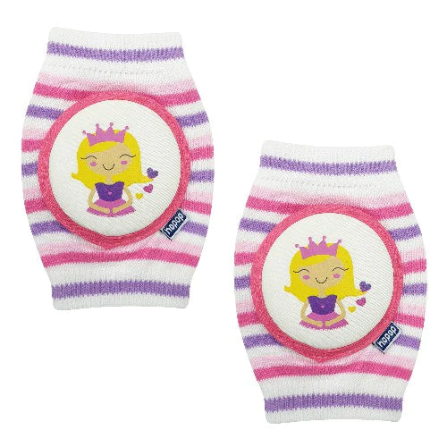 Hopop Anti-Slip Elbow & Knee Pads for Crawling Baby Free Size Multicolor