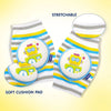 Hopop Elbow & Knee Pads For Crawling Baby - Assorted Print