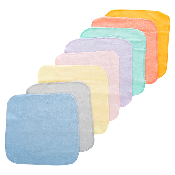 Hopop Soft And Absorbent Baby Napkins (Pack Of 8 Washcloths)