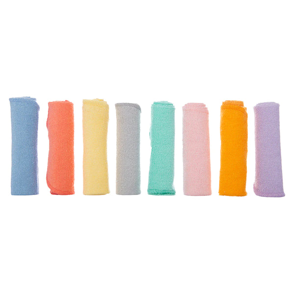 Hopop Soft And Absorbent Baby Napkins (Pack Of 8 Washcloths)