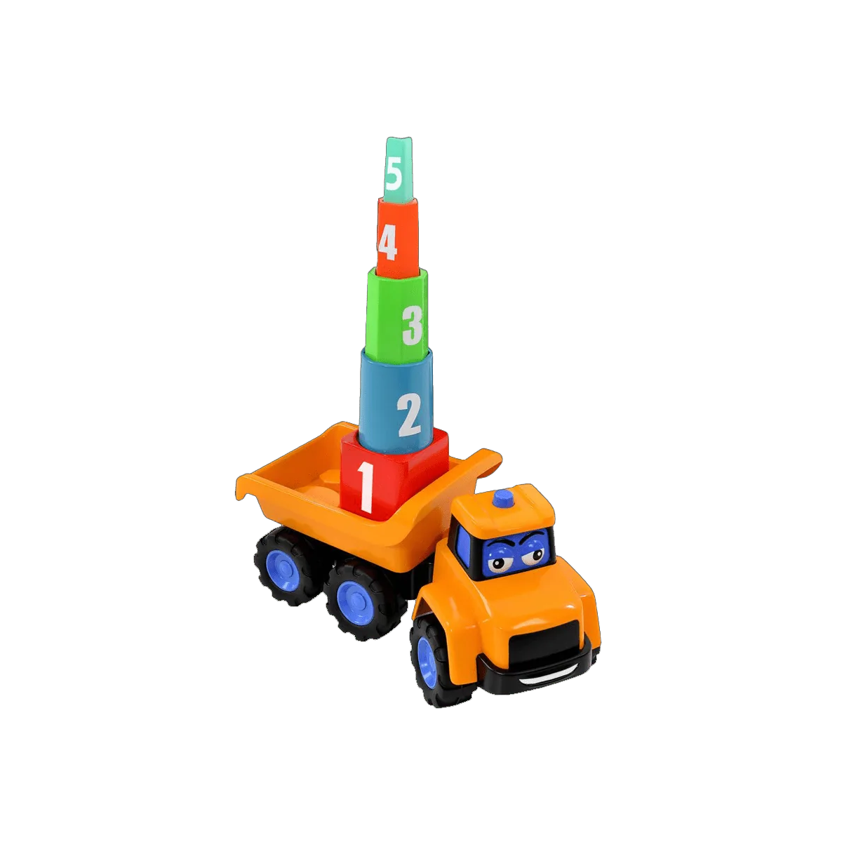 My 1st JCB Stacking Stanley Mega Truck 43cm 12M+ – Multicolor
