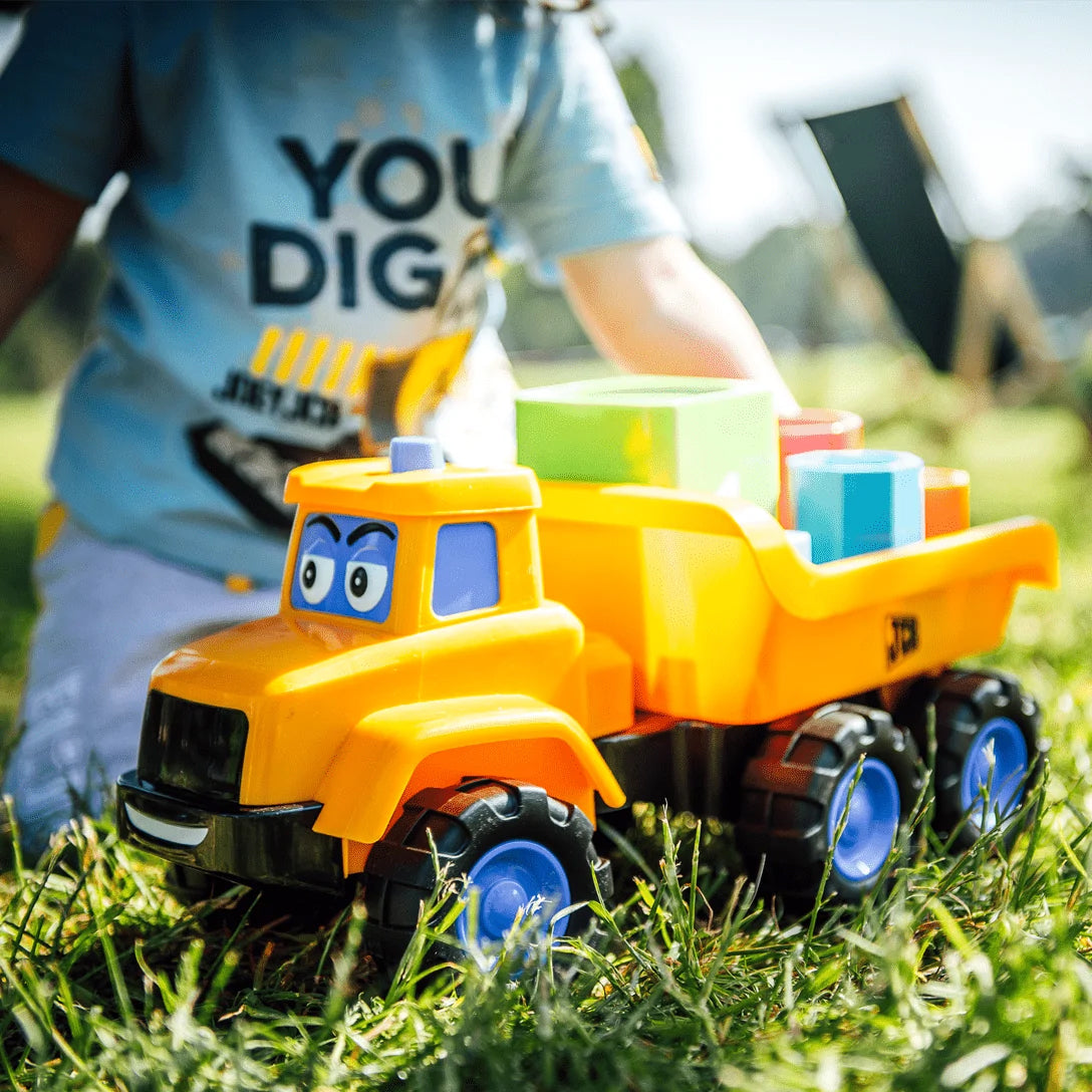 My 1st JCB Stacking Stanley Mega Truck 43cm 12M+ – Multicolor