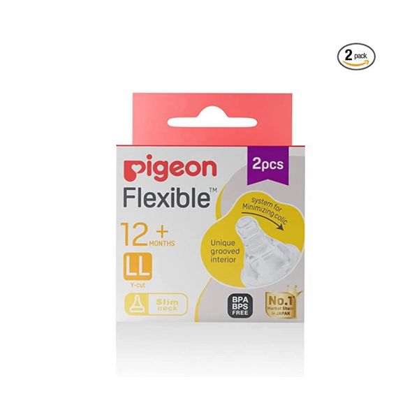 Pigeon Peristaltic Nipple 12m+ Y Cut (Pack Of 2)