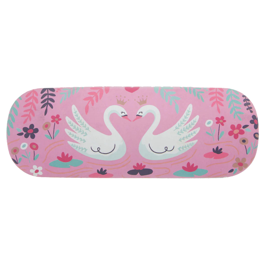 Stephen Joseph Hard Eye Glass Case Swan