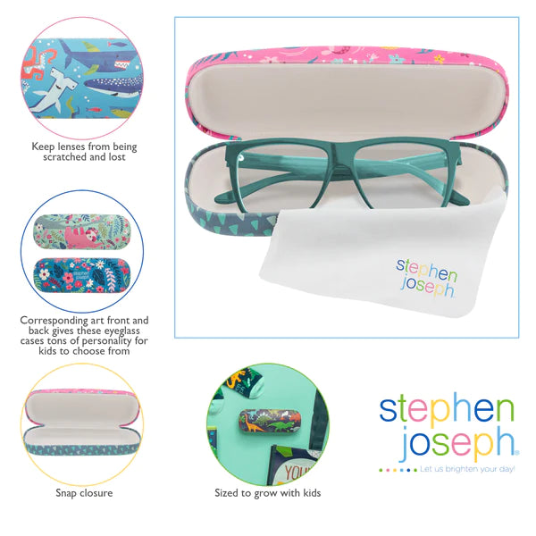 Stephen Joseph Hard Eye Glass Case Swan