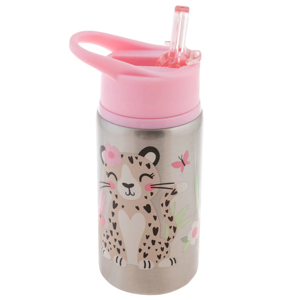 Stephen Joseph Stainless Steel Water Bottles- Leopard