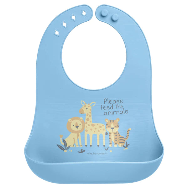 Stephen Joseph Silicone Bib Zoo