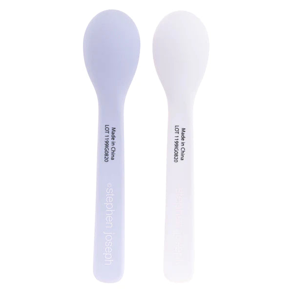 Stephen Joseph Silicone Baby Spoons Elephant