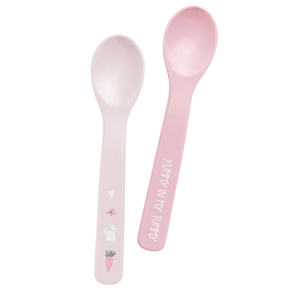 Stephen Joseph Silicone Baby Spoons Bunny