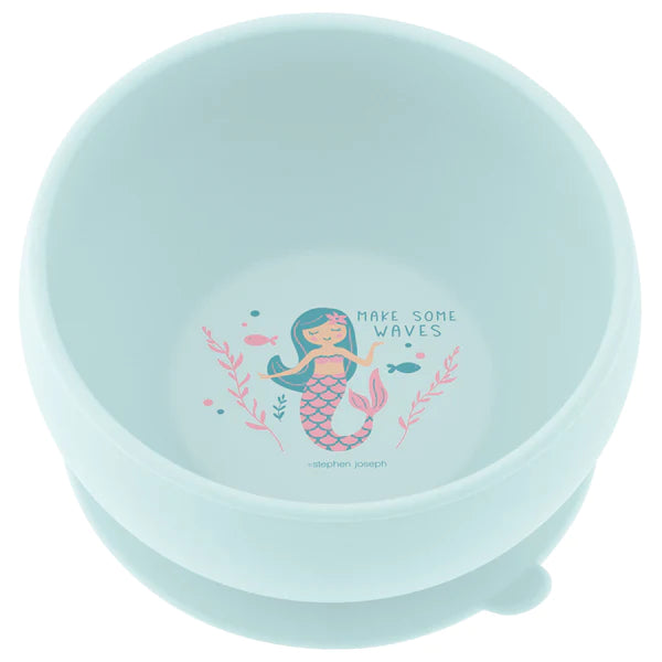 Stephen Joseph Silicone Bowls Mermaid