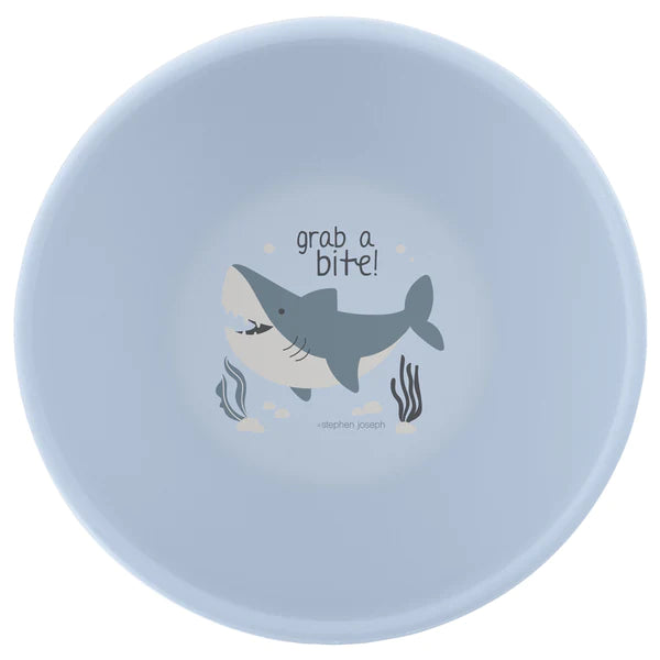 Stephen Joseph Silicone Bowls Shark