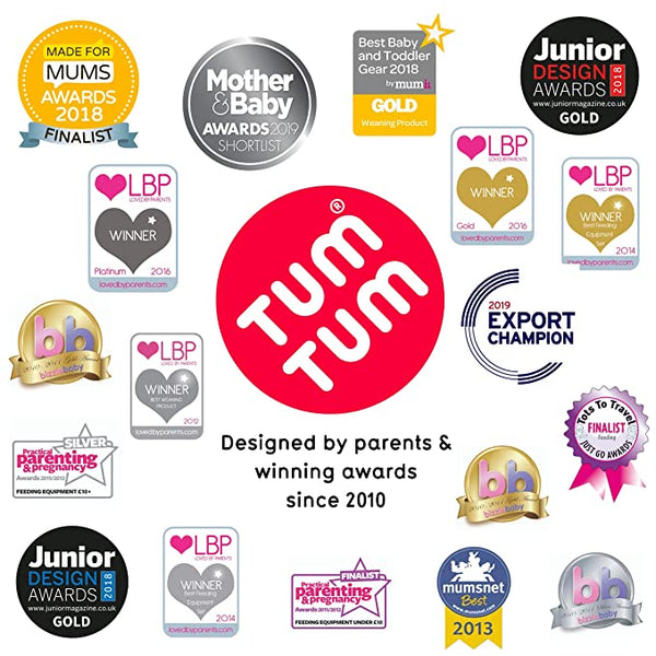 Tum Tum Nesting Snack Pots Bugs (4 Count, Multicolor)