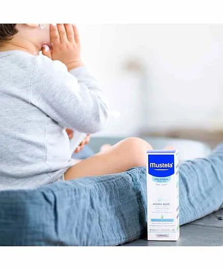 Mustela Hydra Bébé Facial Cream with Avocado 40ml – White