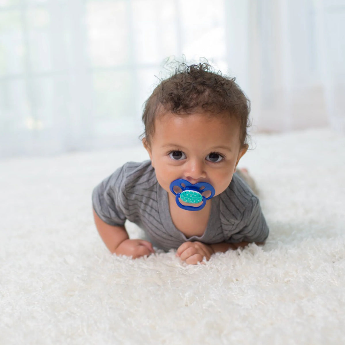 Dr. Brown’s Advantage Pacifier Stage 1 Pack of 2 Blue Space