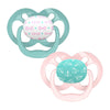 Dr Browns Pink Airplanes Advantage Pacifiers (Stage 2) | Pack Of 2