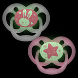 Dr. Brown’s Advantage Pacifier Stage 2 Pack of 2 Pink