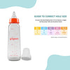 Pigeon Glass Feeding Bottle 6Oz 200Ml Red