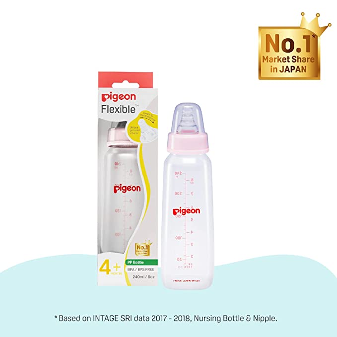 Pigeon Feeding Bottle 8Oz 240Ml Blue