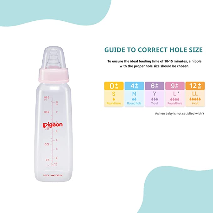 Pigeon Feeding Bottle 8Oz 240Ml Blue