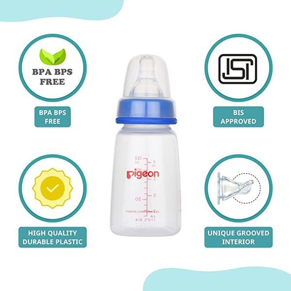 Pigeon Feeding Bottle 4Oz 120Ml Blue