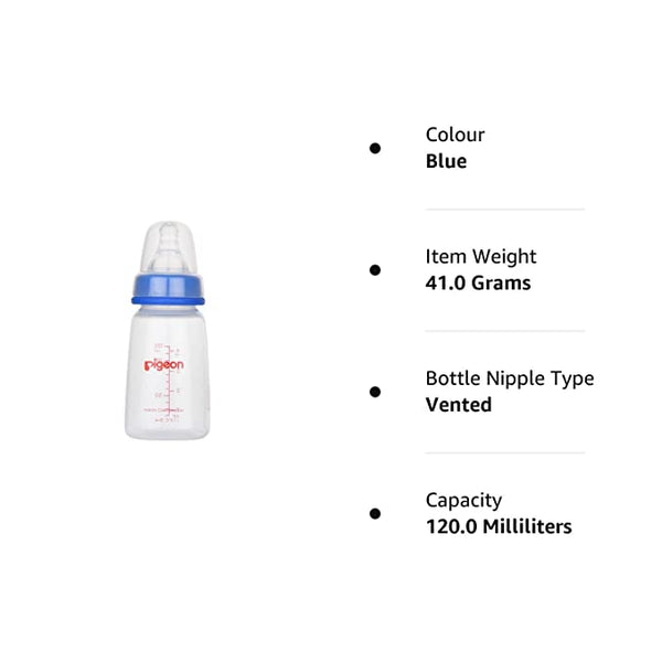 Pigeon Feeding Bottle 4Oz 120Ml Blue