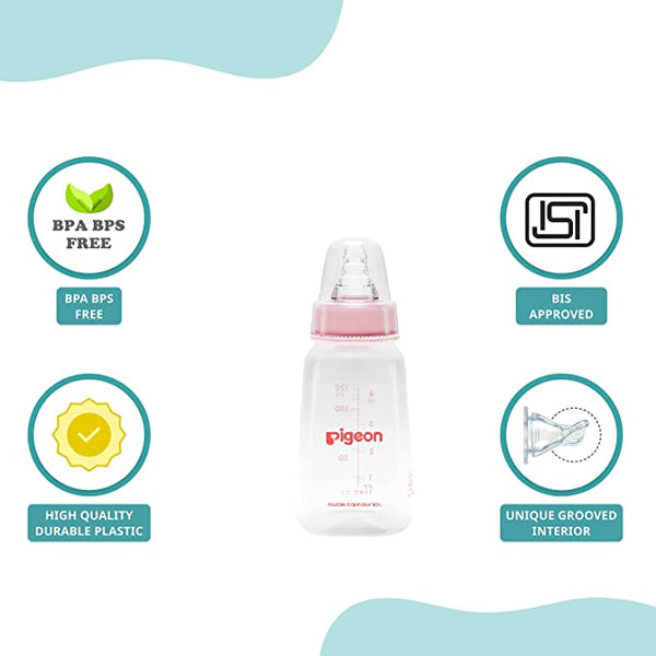 Pigeon Feeding Bottle 4Oz 120Ml Pink