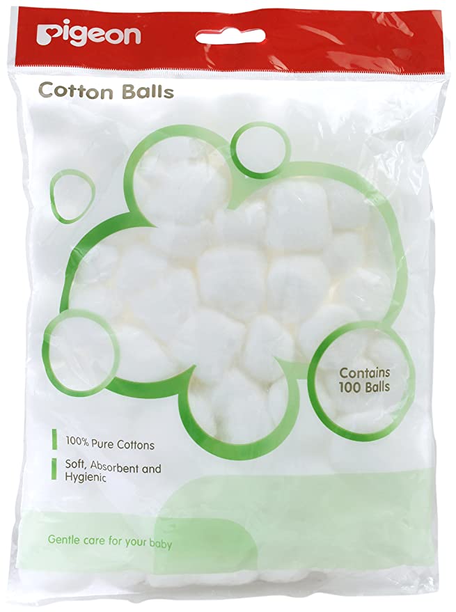 Pigeon Baby Cotton Balls (100 Pcs)