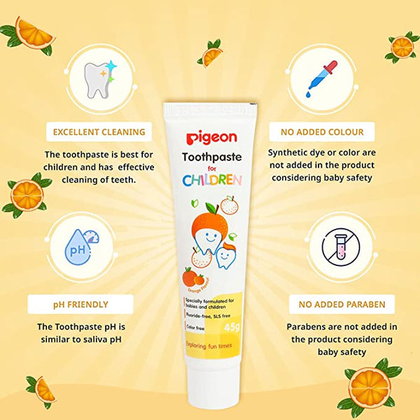 Pigeon Orange Toothpaste (45gm)