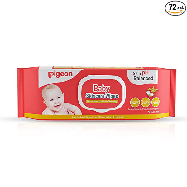 Pigeon Baby Wipes (72 Sheets)