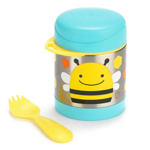 Skip Hop Zoo Insulated Little Kid Food Jar - Bee