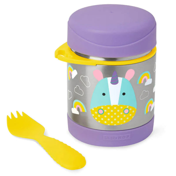 Skip Hop Zoo Insulated Little Kid Food Jar - Unicorn