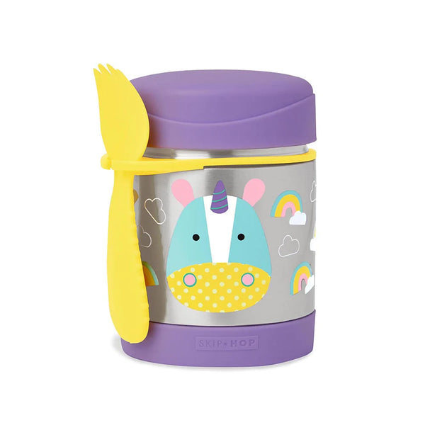 Skip Hop Zoo Insulated Little Kid Food Jar - Unicorn