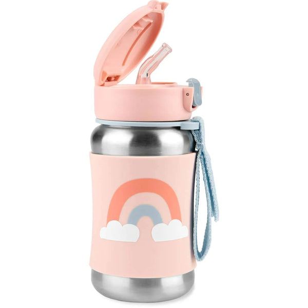 Skip Hop Spark Style Ss Straw Bottle Rainbow