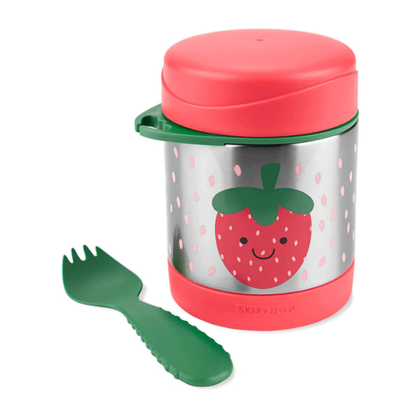 Skip Hop Spark Style Food Jar - Strawberry