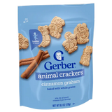 Gerber Cinnamon Graham Animal Crackers Naturally Flavored Baby Biscuit – 12+ Months