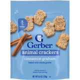 Gerber Cinnamon Graham Animal Crackers Naturally Flavored Baby Biscuit – 12+ Months