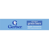 Gerber Soft Baked Grain Bars Apple Cinnamon Naturally Flavored Snack – Toddler
