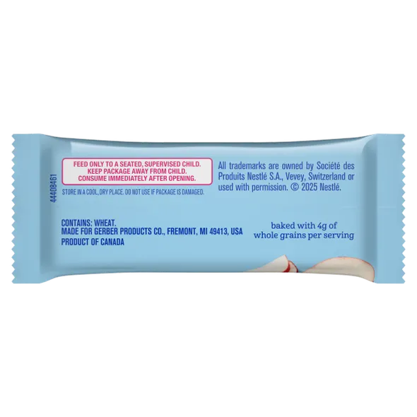 Gerber Soft Baked Grain Bars Apple Cinnamon Naturally Flavored Snack – Toddler