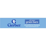 Gerber Soft Baked Grain Bars Strawberry Banana Naturally Flavored Snack – Toddler