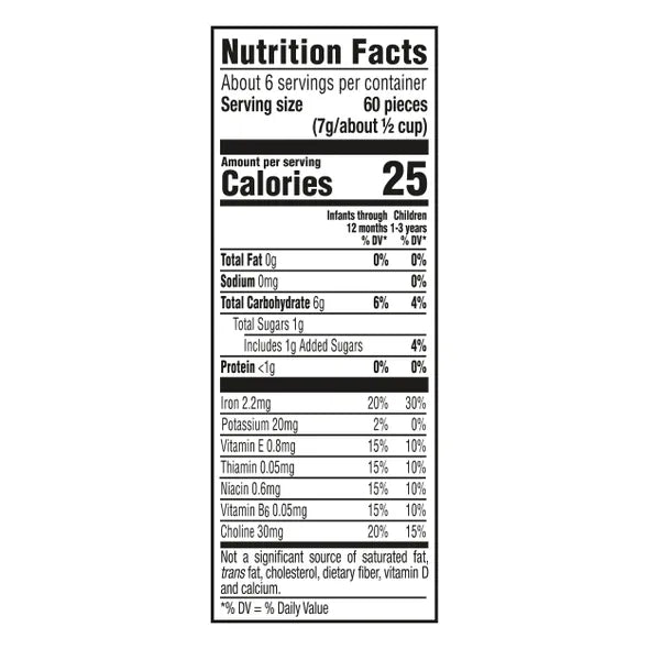 Gerber Grain & Grow Peach Puffs Baby Snack – 8+ Months, Cereal Snack
