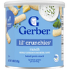 Gerber Lil’ Crunchies Ranch Naturally Flavored Baby Snack – 8+ Months