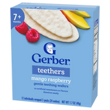 Gerber Mango Raspberry Teething Wafers Baby Snacks – Crawler Stage