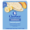 Gerber Gentle Teething Wafers Banana & Peach Baby Snack – Crawler Stage