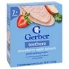 Gerber Strawberry Apple Spinach Teething Wafers Baby Snack – Crawler Stage