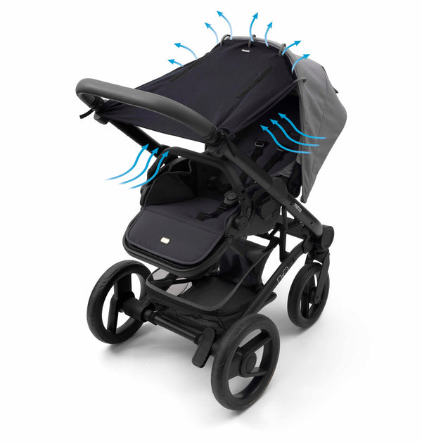 Dooky Universal Cover Black For Infant Car Seat And Buggy