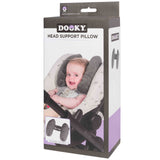 Dooky Head Support Pillow 26 × 31 × 7 cm Grey